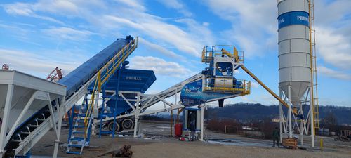 Mobile Betonmischanlage - M100-TWN - PROMAX - Doppelwellen