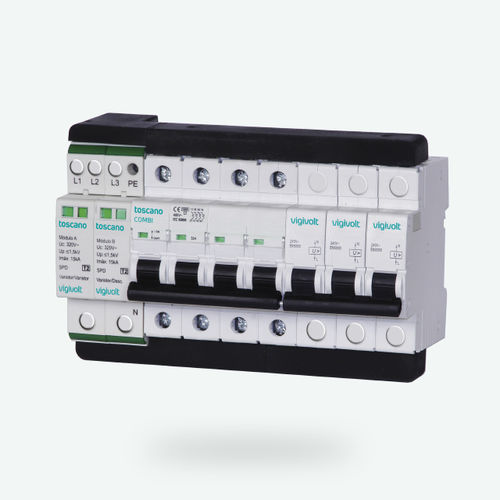 Überspannungsableiter Typ 2 - Vigivolt COMBI4PT - Toscano Linea Electronica - für transiente Spannung / dreiphasig