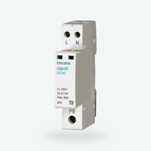 Überspannungsableiter Typ 2 - Vigivolt V2T-30 - Toscano Linea Electronica - für transiente Spannung / Varisto / für DIN-Schiene