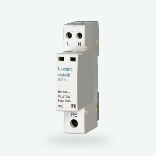 Überspannungsableiter Typ 2 - Vigivolt V2T-15 - Toscano Linea Electronica - für transiente Spannung