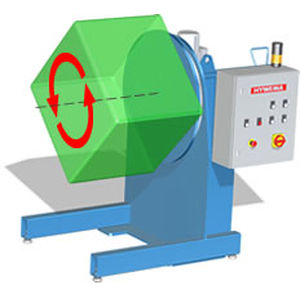 Universeller Drehtisch - DVMM series - HYWEMA - Josef Schwahlen GmbH & Co.KG - Motor / vertikal
