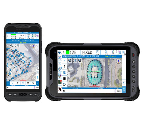 Baustellensoftwarelösung - Cube-a - Stonex - Android