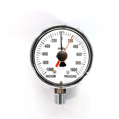 Manometer mit Zifferblatt-Anzeige - PG-63(-1K)-(+1K)mmAq-BL - Seasons Gauge Co., Ltd - Gewinde / Membran / Prozess
