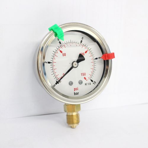Analoges Manometer - PG-63-10BAR WH - Seasons Gauge Co., Ltd - Gewinde / Edelstahl / Messing