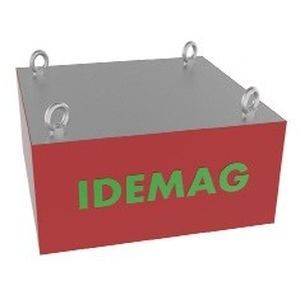 Magnetplatte für die Metallsortierung - IDEMAG - rechteckig / Edelstahl / für Bandförderer-Beladestation