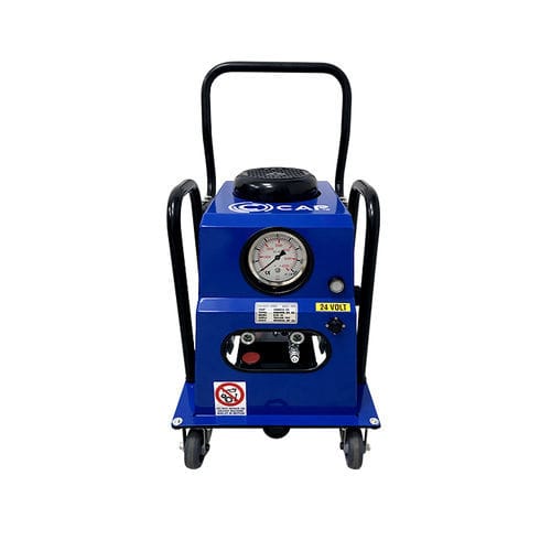 Hydraulikaggregat mit Elektromotor - STP36 - CAP srl - für Baustellen / auf Reifen