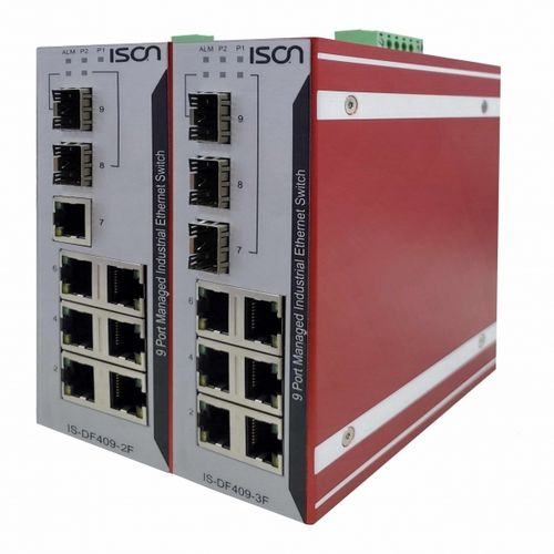 Smarter Ethernet-Switch - IS-DF406  - ISON Technology Co., Ltd. - 6 Ports / Netzwerkschicht 2 / für DIN-Schiene