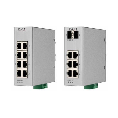 Ethernet-Switch / unmanaged - IS-DG208  - ISON Technology Co., Ltd. - 8 Ports / Netzwerkschicht 2 / für DIN-Schiene
