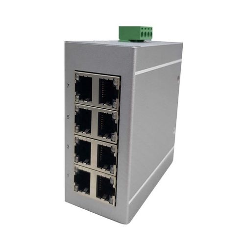 Ethernet-Switch / unmanaged - IS-DF208  - ISON Technology Co., Ltd. - 8 Ports / Netzwerkschicht 2 / für DIN-Schiene