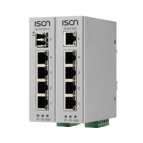 Ethernet-Switch / unmanaged - IS-DF305 series - ISON Technology Co., Ltd. - 5 Ports / Netzwerkschicht 2 / für DIN-Schiene