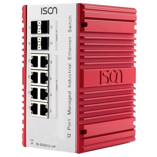 Ethernet-Switch / managed - IS-DG512  - ISON Technology Co., Ltd. - 12 Ports / Gigabit-Ethernet / Netzwerkschicht 2