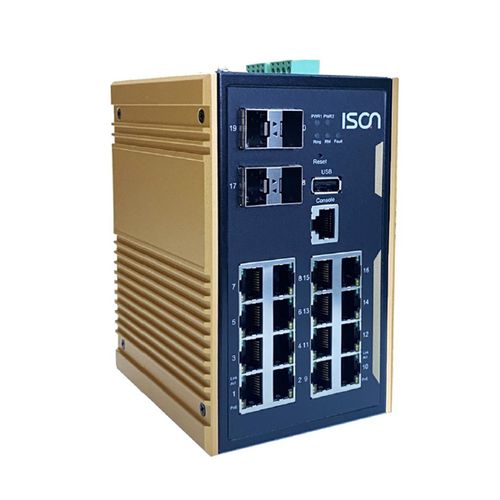 Ethernet-Switch / managed - IS-DX620P  - ISON Technology Co., Ltd. - 20 Ports / Netzwerkschicht 2 / Gigabit