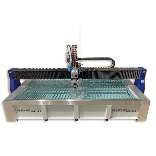 Wasserstrahlschneidemaschine - JET 2D/3D - burkhardt-hensel - für Kunststoffe / für Marmor / für Granit