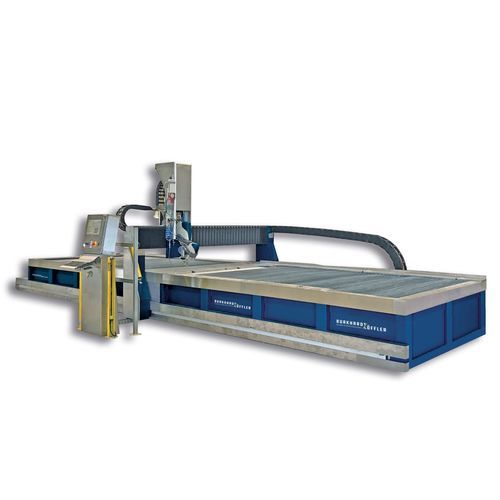 Wasserstrahlschneidmaschine - TWIN 2D/3D - burkhardt-hensel - 3D-Wasserstrahl / für Kunststoffe / für Stein