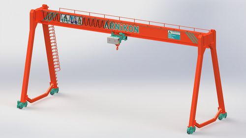 Schienenmontierter Portalkran - ARNIKON crane - für Lagerhallen / Einträger