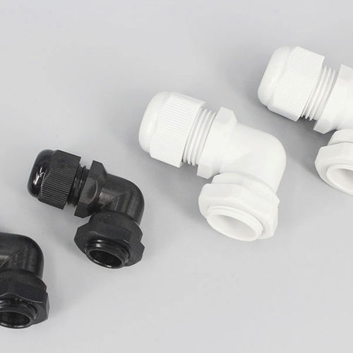 Nylon-Kabelverschraubung - DEMOELE / Wenzhou Duanmeng Electric Co.,Ltd - wasserdicht / rechtwinkelig / Gewinde