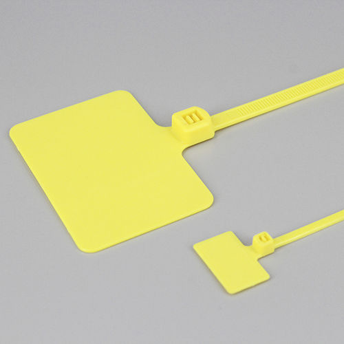 Nylon-Kabelbinder - DM series - DEMOELE / Wenzhou Duanmeng Electric Co.,Ltd - flammenbeständig / UV-beständig / mit großem Beschriftungsfeld