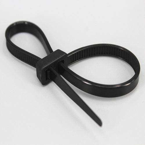 Nylon-Kabelbinder - XGS-4.8x300DH - DEMOELE / Wenzhou Duanmeng Electric Co.,Ltd - flammenbeständig / UV-beständig / mit Schnappverriegelungen-Montage