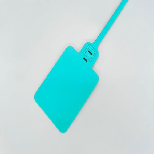 Polypropylen-Kabelbinder - DM-7*410SL - DEMOELE / Wenzhou Duanmeng Electric Co.,Ltd - Nylon / mit Etikettenhalter