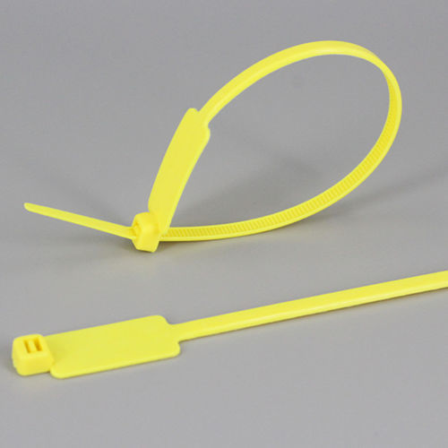 Kunststoffkabelbinder - DM-4.6x200MKT	 - DEMOELE / Wenzhou Duanmeng Electric Co.,Ltd - Nylon / mit Etikettenhalter