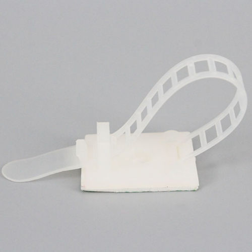 Kunststoff-Kabelschelle - DM-ADC series - DEMOELE / Wenzhou Duanmeng Electric Co.,Ltd - Nylon / regelbar / selbstklebend