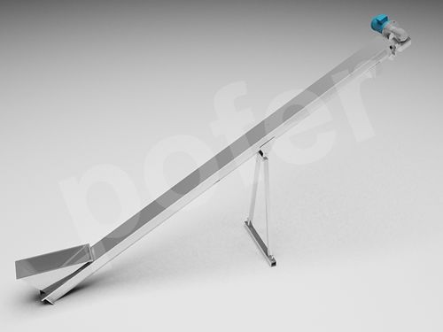 Förderer / wellenlose Schneckenförderung - POFER SRL - horizontal / schräg / für Abfall