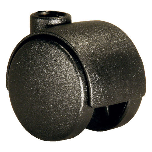 Doppelrolle - 1804/30 - KARWEG GmbH & Co. KG - drehbar / mit Grundplatte / Stahl
