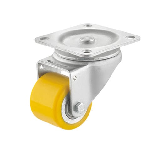 Lenkrolle - PU_K1 series - KARWEG GmbH & Co. KG - mit Grundplatte / mit Kugellager / für hohe Belastungen