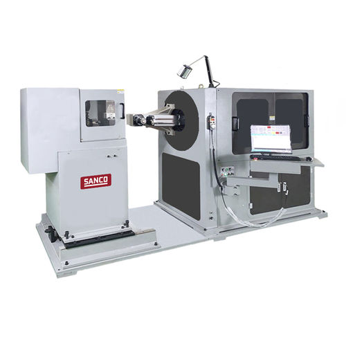 Vollelektrische Biegemaschine - WB-8CNC-7A-3D-T - SANCO GROUP CO., LIMITED - für Draht / mit 3 Rollen / CNC