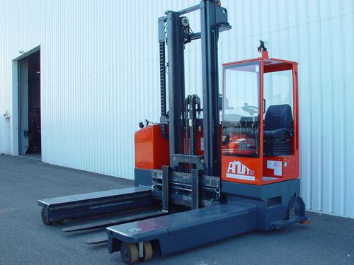 Elektrischer Gabelstapler - CEL 35-12 - AMLIFT - Sitz / 4 Räder / multidirektional