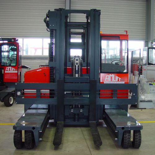Elektrischer Gabelstapler - JEDY 40-12 - AMLIFT - Sitz / für enge Gänge / multidirektional