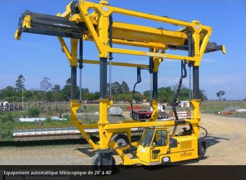 Portalkran mit Eigenantrieb - AGILIFTER - AMLIFT - für Container / Teleskop