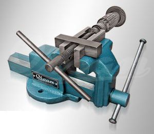 Werkbankschraubstock - Orcan - manuell / Schrauben / Stahl