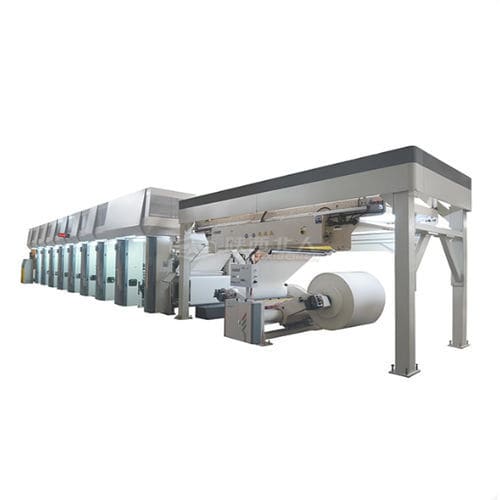 Inline-Flexodruckmaschine - Shaanxi Beiren Printing Machinery Co.,Ltd - 8-Farben / für Kunststoff-Folien / für Papier