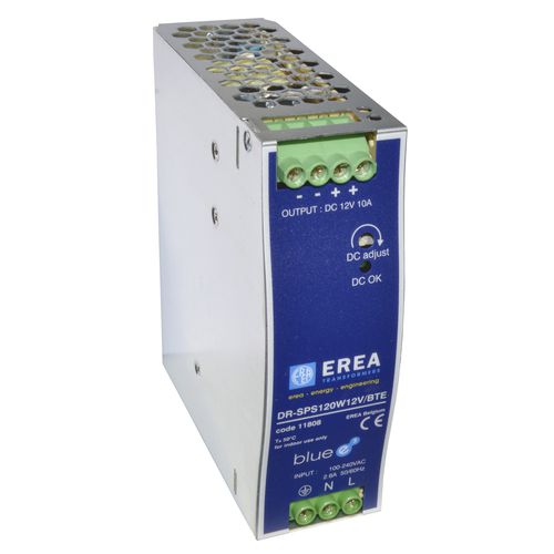 Stromversorgungstransformator - DR-SPS120W24V/BTE - EREA Transformers - für Industrieanwendungen / einphasig / Niederspannung
