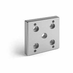 Aluminiumprofil-Aufspannplatte - 529090 - Alutec Group srl - quadratisch