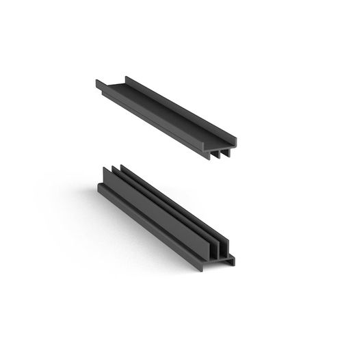 Abdeck- und Einfassprofil / Kunststoff - S72561 - Alutec Group srl - U-förmig