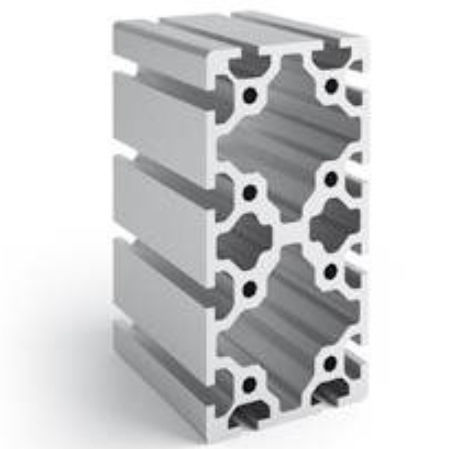 Aluminiumprofil - 108016 - Alutec Group srl - anodisiertes Aluminium / rechteckig / für Industrieanwendungen