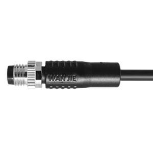 Zirkulärer Steckverbinder - M08-A0 series - Cixi Wanjie Electronic Co., Ltd. - Daten / umspritzt / gerade Ausführung