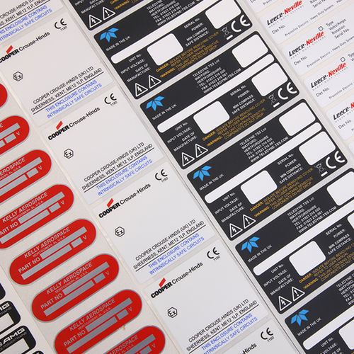 Thermotransferetikett - Solvent and Chemical Resistant Labels - CILS International - bedruckt / bedruckbar / wasserdicht