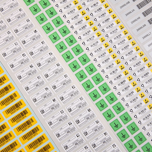 Kennzeichnungsetikett - High Temperature PCB Labels - CILS International - Thermotransfer / bedruckbar / Polyester