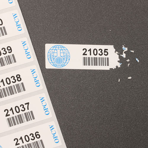 Thermotransferetikett - Security Labels - CILS International - bedruckbar / Sicherheit / Diebstahlsicherung