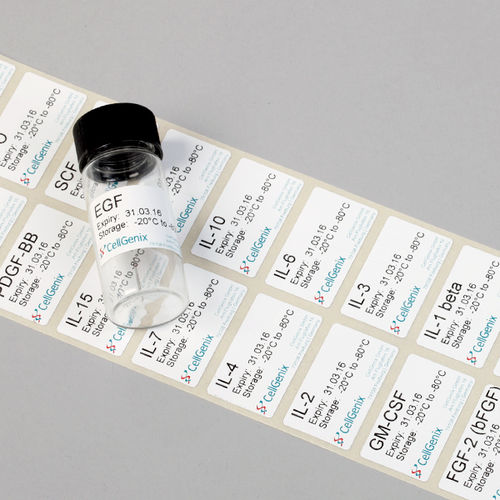 Kennzeichnungsetikett - Freezer and Cryogenic Labels - CILS International - Thermotransfer / bedruckt / bedruckbar
