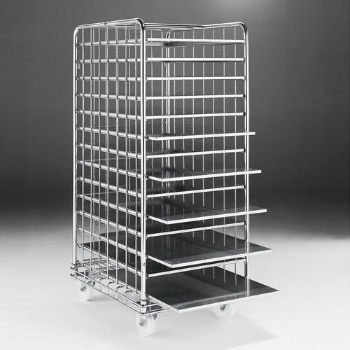 Rollcontainer für die Lebensmittelindustrie - Creaciones Marsanz S.A - Fachböden / Metall