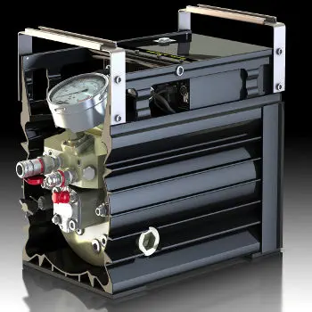 VEVOR Elektrische Angetriebene Hydraulikpumpe Hydraulikaggregät Magnetventil 7-70 MPa
