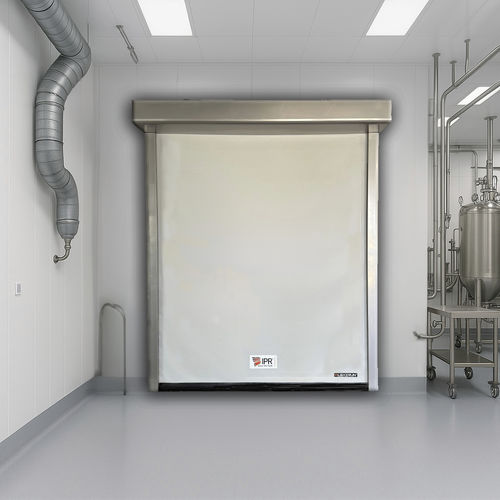 Rolltor - FlexiRun® Airtight - IPR ITALIA SRL - Edelstahl / PVC / für den Innenbereich