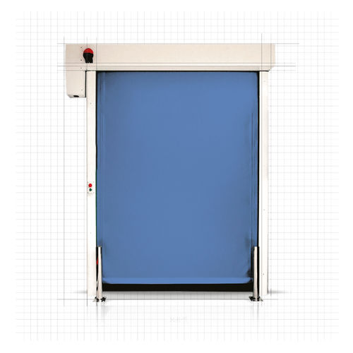 Rolltor - FlexiRun® Cold 2 - IPR ITALIA SRL - Stahl / Stoff / für den Innenbereich