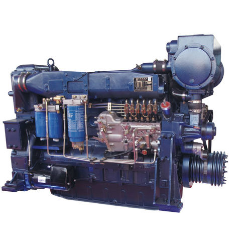 Dieselmotor - WD10/12 series - Weichai Holding Group Co.,Ltd. - 6-Zylinder / Inline / für Seewasseranwendungen