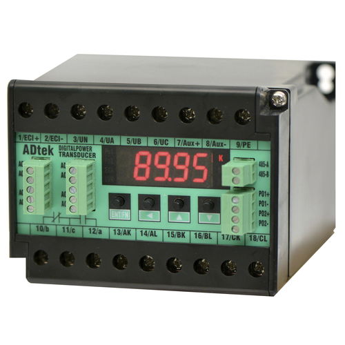 Leistungs-Messumformer / für DIN-Schiene - CPT - ADTEK Electronics Co., Ltd - dreiphasig / einphasig