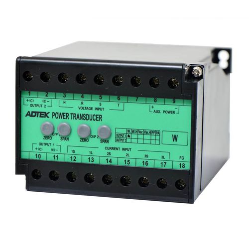 Leistungs-Messumformer / für DIN-Schiene - CW/CQ/CWQ - ADTEK Electronics Co., Ltd - dreiphasig / Wirkleistung / Scheinleistung